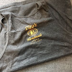 Tito’s On Tour Razor Back Tank - Gender Neutral
